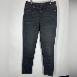 Express Black Skinny Midrise Jeans
